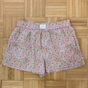 J. Crew Cotton poplin boxer short in scattered blooms